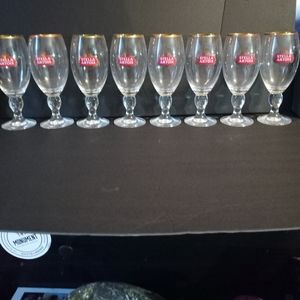 Set of 8 BRAND NEW Stella Artois Beer Glasses